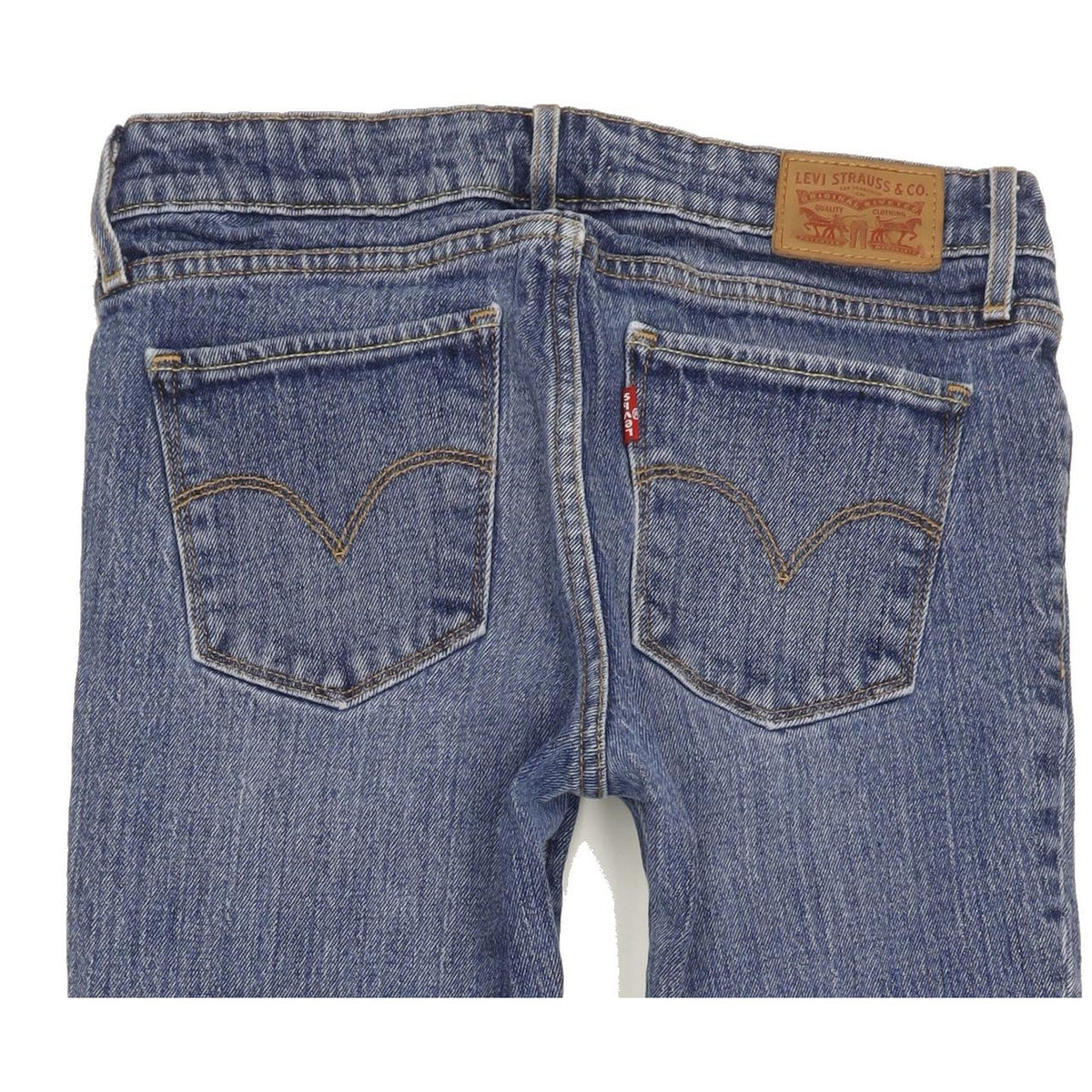 Levi's 711 Women Blue Skinny Slim Stretch Jeans W26 L31