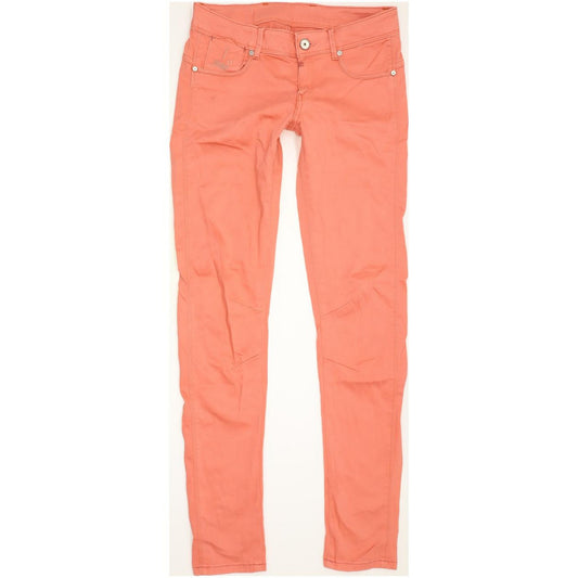 G-Star Refender Pink Women Skinny Slim Stretch Jeans W27 L32