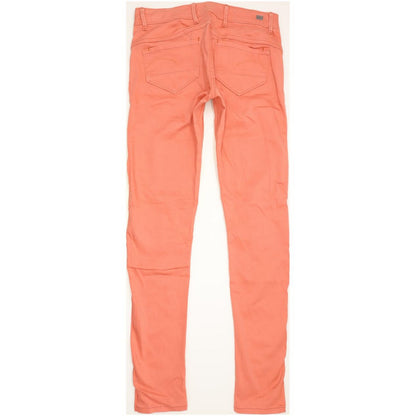 G-Star Refender Pink Women Skinny Slim Stretch Jeans W27 L32