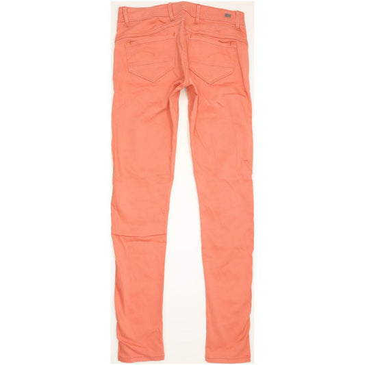 G-Star Refender Pink Women Skinny Slim Stretch Jeans W27 L32