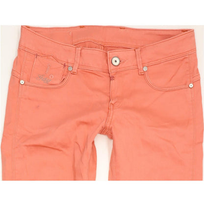 G-Star Refender Pink Women Skinny Slim Stretch Jeans W27 L32