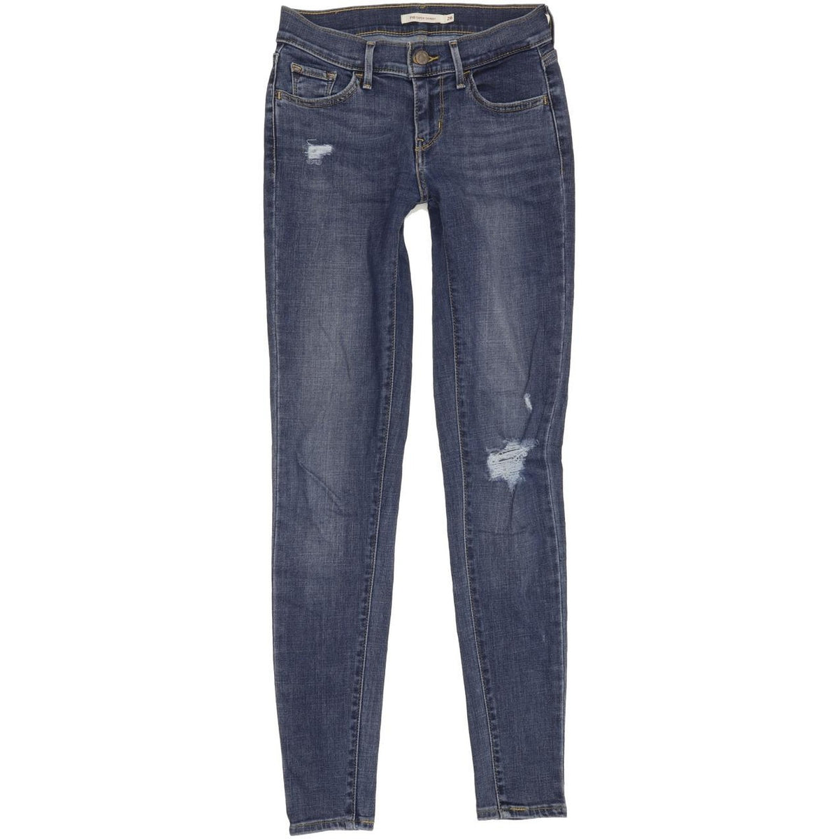 Levi's 710 Super Women Blue Skinny Slim Stretch Jeans W26 L30