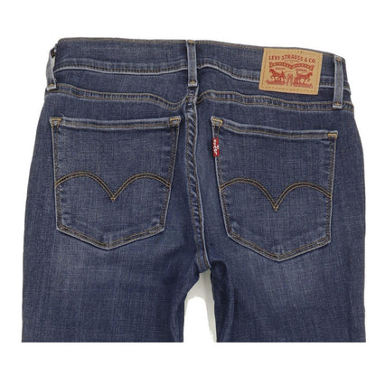 Levi's 710 Super Women Blue Skinny Slim Stretch Jeans W26 L30