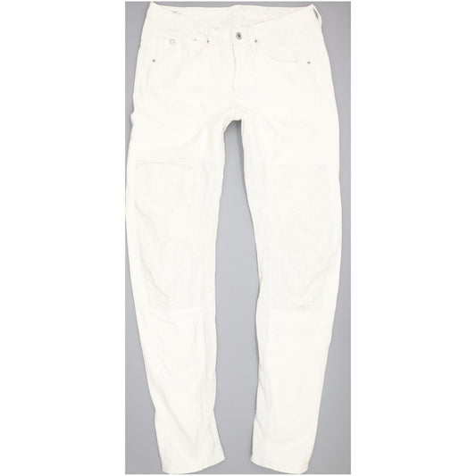G-Star Arc 3D Low Women Beige Straight Loose Boyfriend Jeans W27 L36