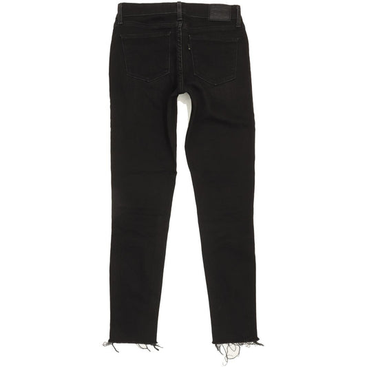 Levi's 711 Women Black Skinny Slim Jeans W25 L27