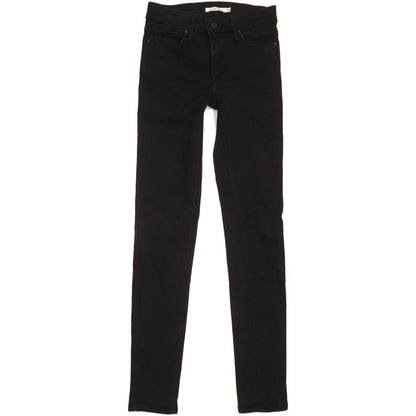 Levi's Slimming Women Black Skinny Slim Stretch Jeans W26 L31