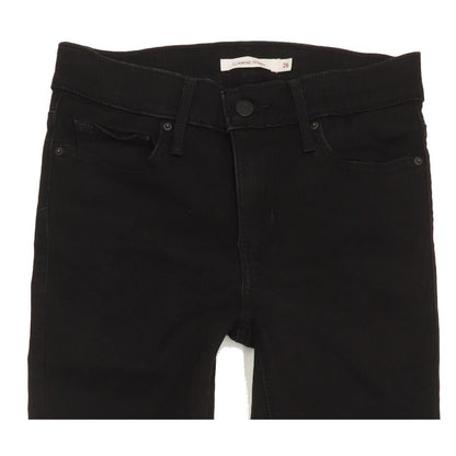 Levi's Slimming Women Black Skinny Slim Stretch Jeans W26 L31