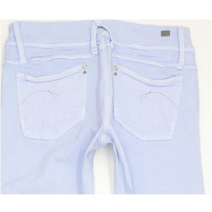 G-Star Lynn Women Blue Skinny Slim Stretch Jeans W31 L31