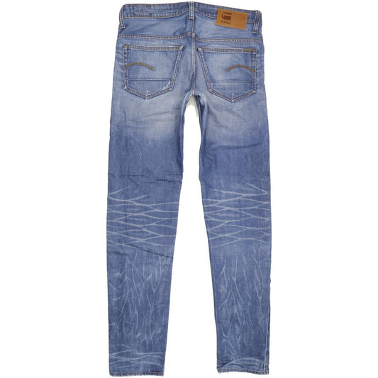 G-Star 3301 Low Men Blue Tapered Slim Jeans W31 L34