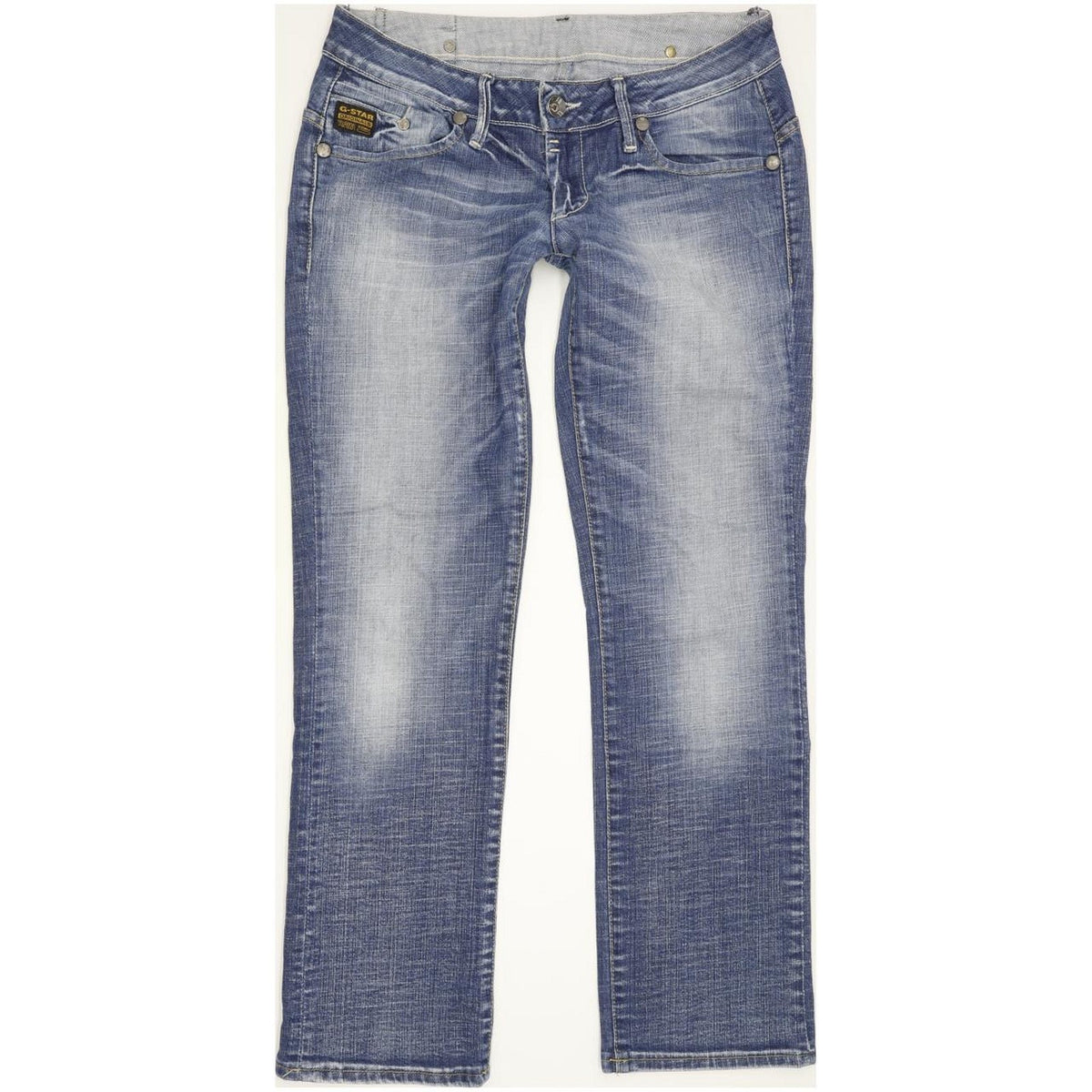 G-Star Midge Women Blue Straight Slim Stretch Jeans W31 L28