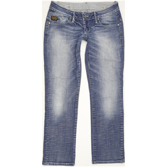 G-Star Midge Women Blue Straight Slim Stretch Jeans W31 L28