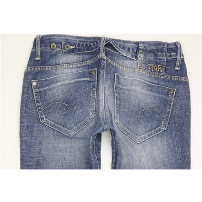 G-Star Midge Women Blue Straight Slim Stretch Jeans W31 L28