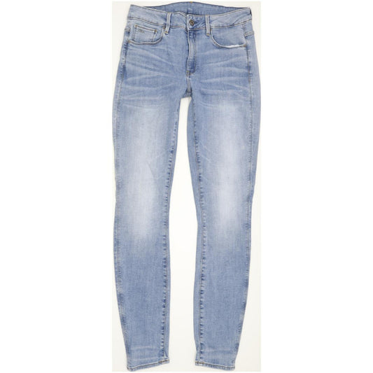 G-Star 3301 High Women Blue Skinny Regular Stretch Jeans W31 L33