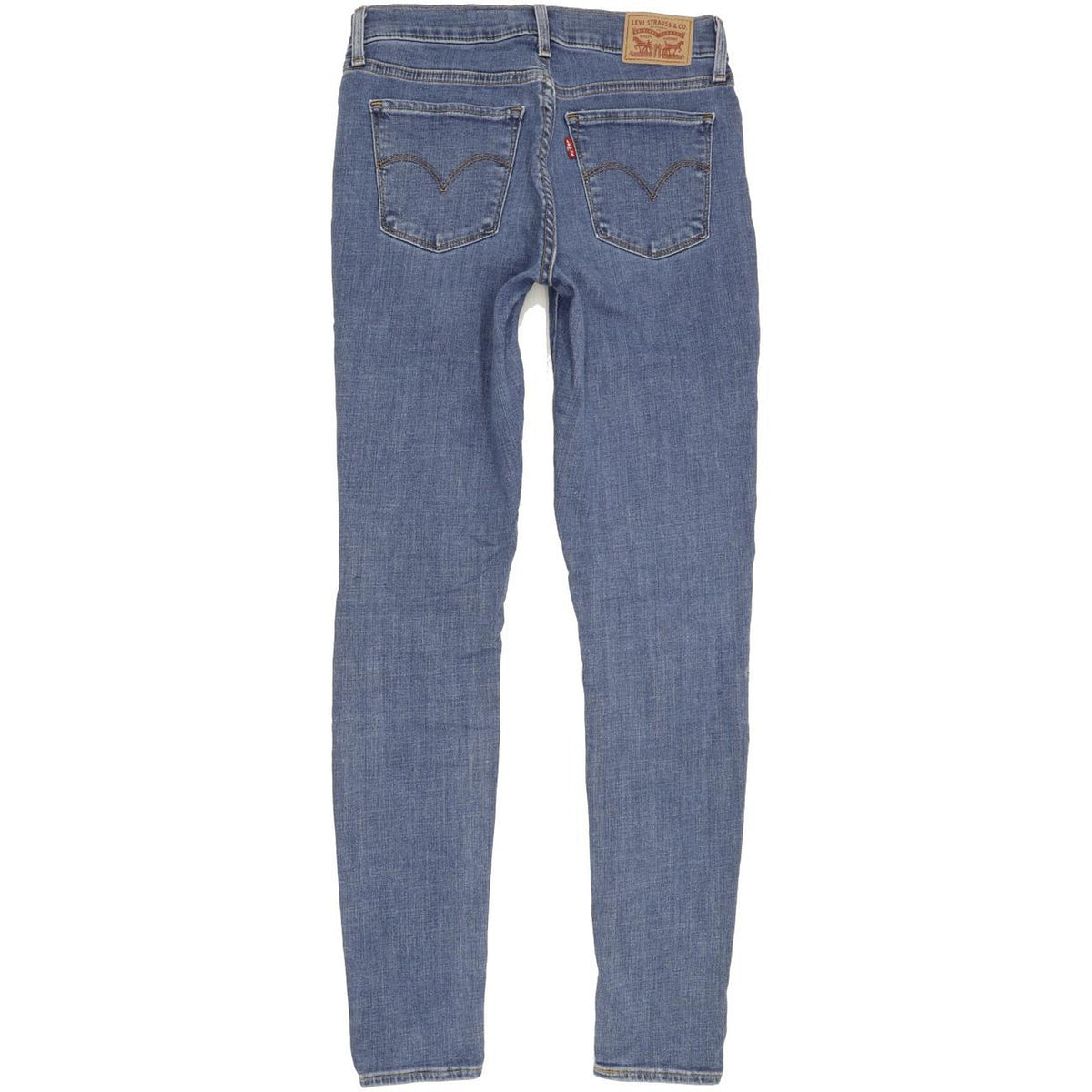 Levi's 710 Super Women Blue Skinny Slim Stretch Jeans W27 L30