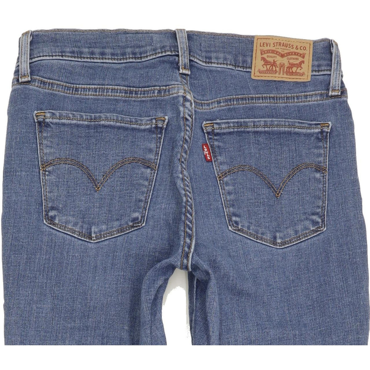 Levi's 710 Super Women Blue Skinny Slim Stretch Jeans W27 L30