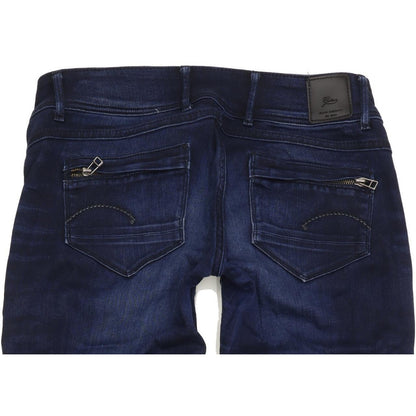 G-Star Women Navy Skinny Slim Stretch Jeans W30 L31