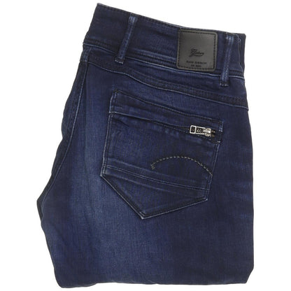 G-Star Women Navy Skinny Slim Stretch Jeans W30 L31