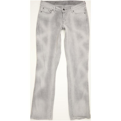 Levi's Demi Curve Women Grey Straight Slim Stretch Jeans W29 L32