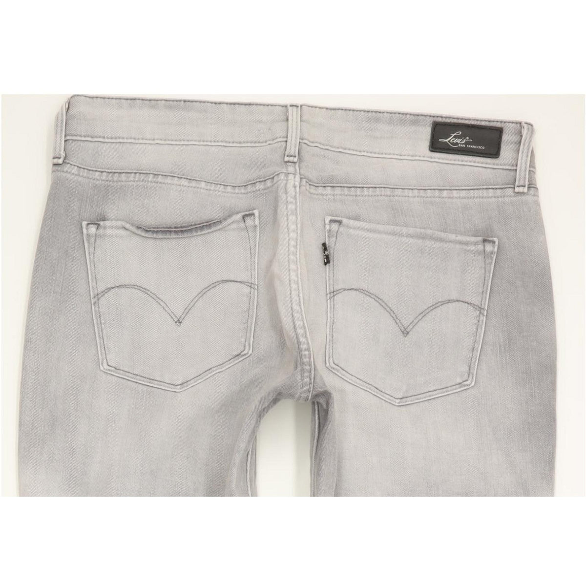 Levi's Demi Curve Women Grey Straight Slim Stretch Jeans W29 L32