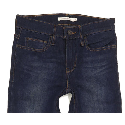 Levi's Slimming Women Blue Straight Slim Stretch Jeans W24 L28