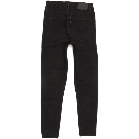 Levi's Mile High Rise Women Black Skinny Stretch Jeans W26 L25