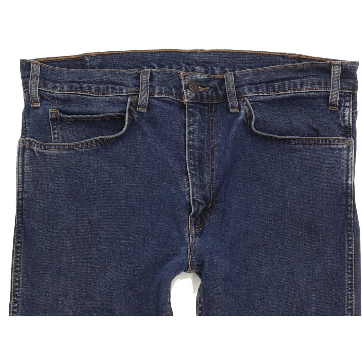 Levi's Blue Straight Regular Stretch Jeans High Waisted W34 L31