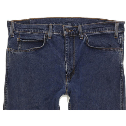 Levi's Blue Straight Regular Stretch Jeans High Waisted W34 L31