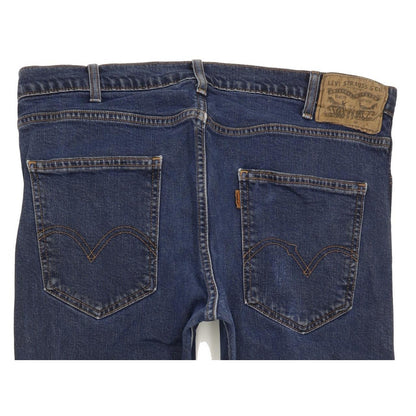 Levi's Blue Straight Regular Stretch Jeans High Waisted W34 L31