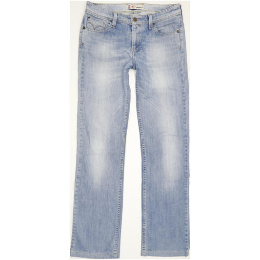Levi's 627 Women Blue Straight Regular Stretch Jeans W30 L31