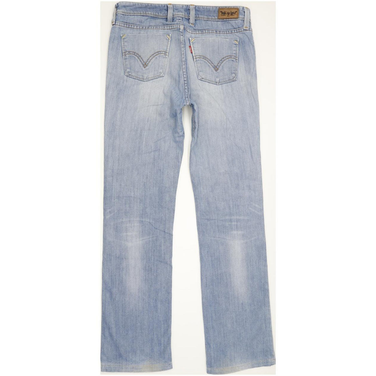 Levi's 627 Women Blue Straight Regular Stretch Jeans W30 L31