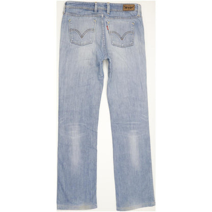 Levi's 627 Women Blue Straight Regular Stretch Jeans W30 L31