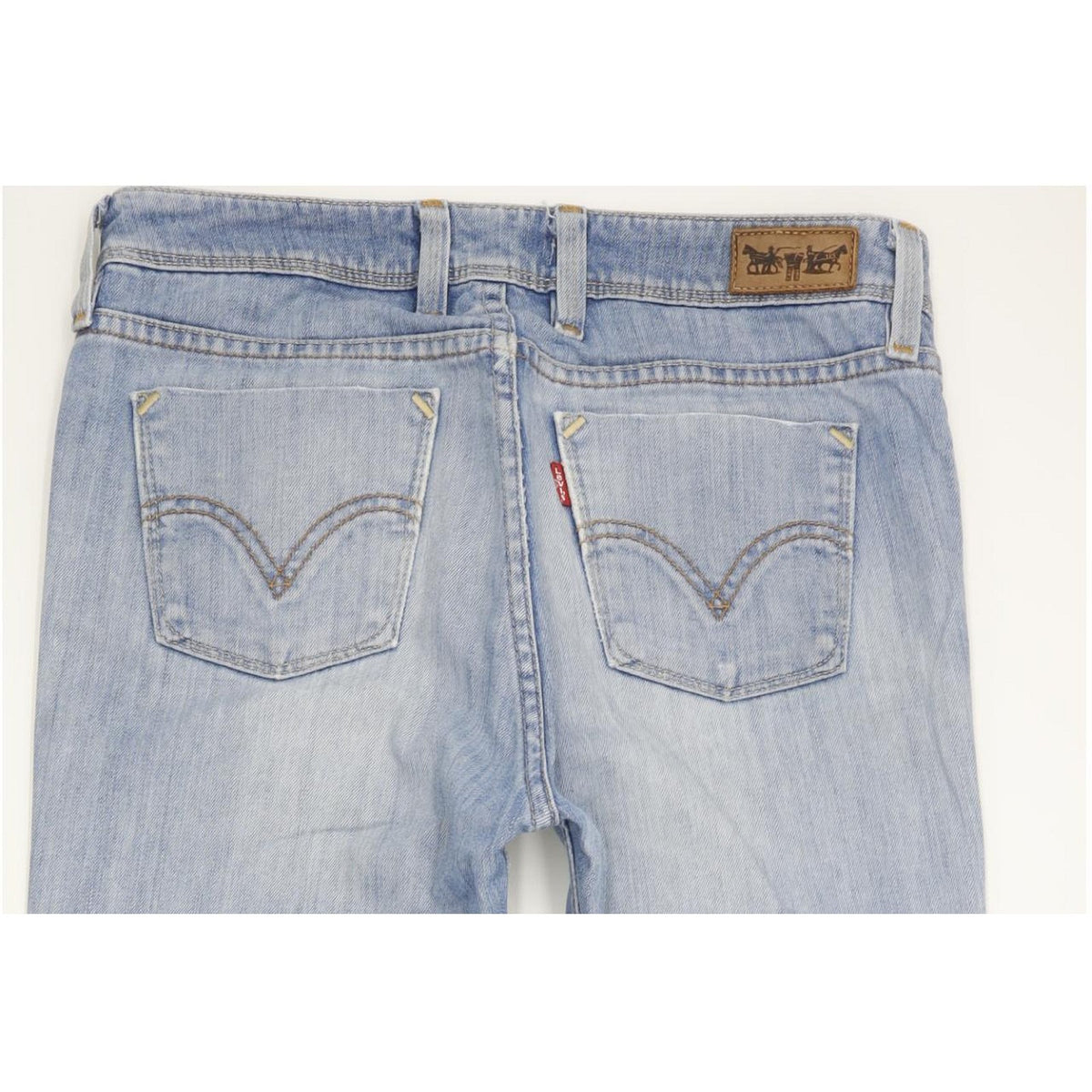 Levi's 627 Women Blue Straight Regular Stretch Jeans W30 L31