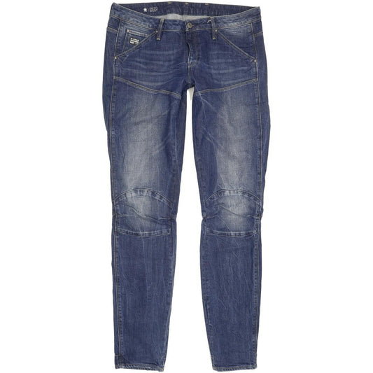 G-Star 5620 Men Blue Skinny Slim Stretch Jeans W32 L34