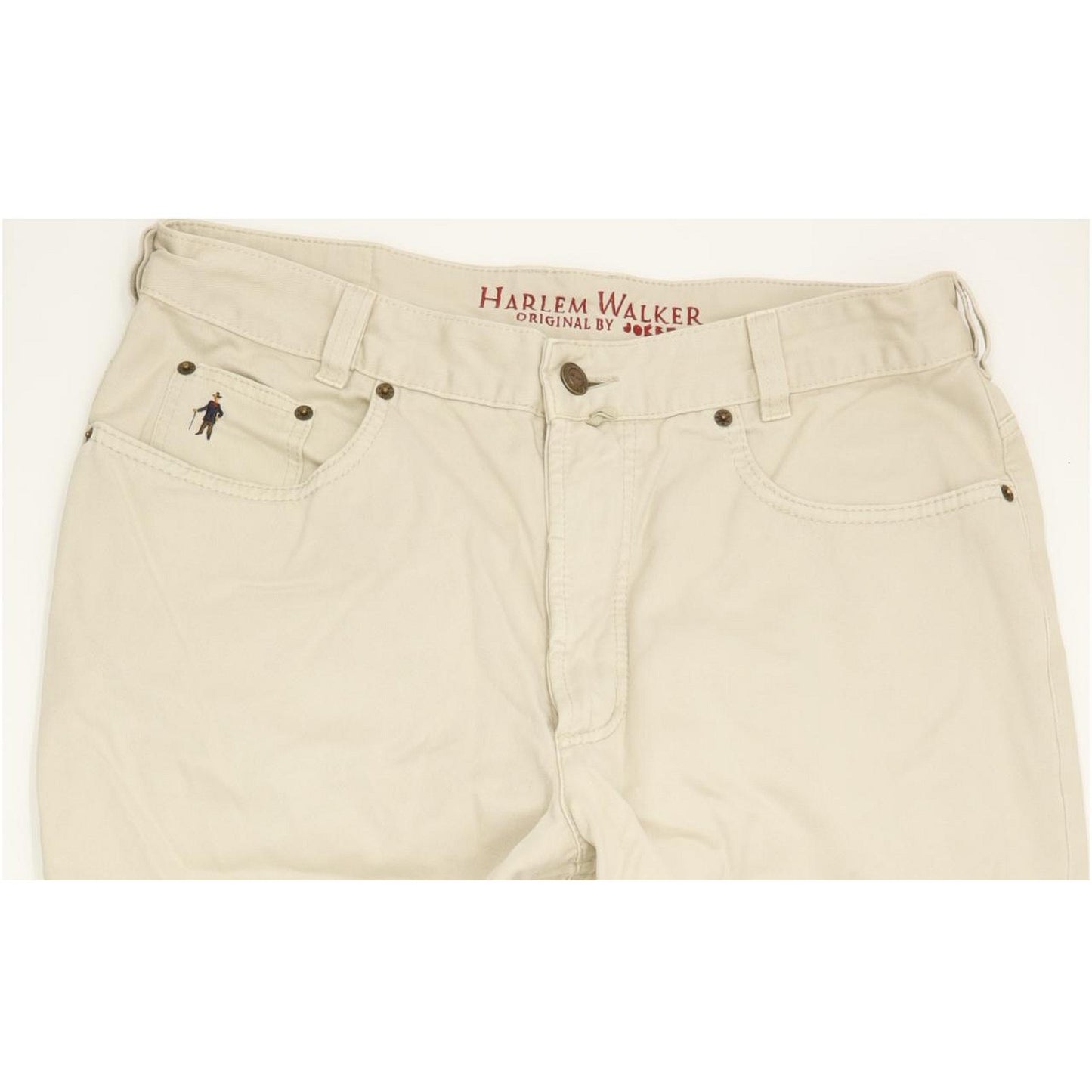 Joker Harlem Walker Men Beige Straight Regular Jeans W35 L30