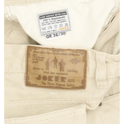 Joker Harlem Walker Men Beige Straight Regular Jeans W35 L30