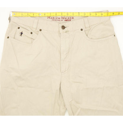 Joker Harlem Walker Men Beige Straight Regular Jeans W35 L30