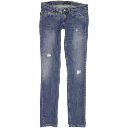 Levi's 524 Women Blue Straight Slim Stretch Jeans W30 L32