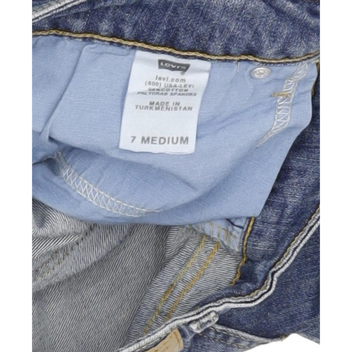 Levi's 524 Women Blue Straight Slim Stretch Jeans W30 L32