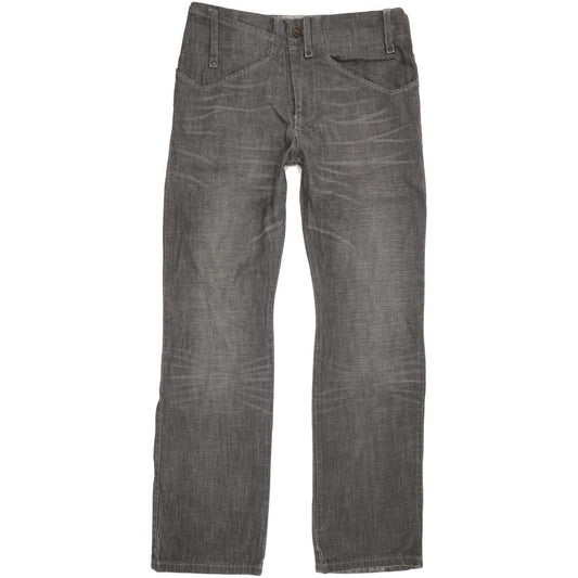 Levi's Men Grey Straight Regular Jeans W32 L32