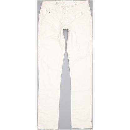 G-Star Gate Women White Straight Slim Stretch Jeans W29 L33