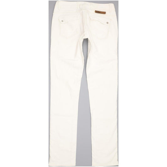 G-Star Gate Women White Straight Slim Stretch Jeans W29 L33