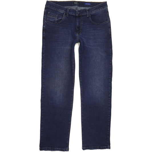 Pioneer Rando Men Blue Straight Regular Stretch Jeans W36 L32