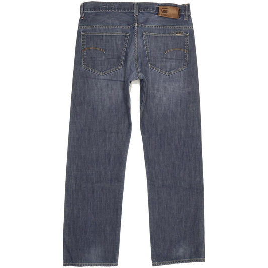 G-Star 3301 Men Blue Straight Regular Jeans W33 L31