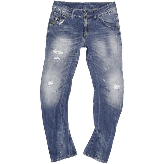 G-Star Arc Women Blue Tapered Loose Jeans W27 L32
