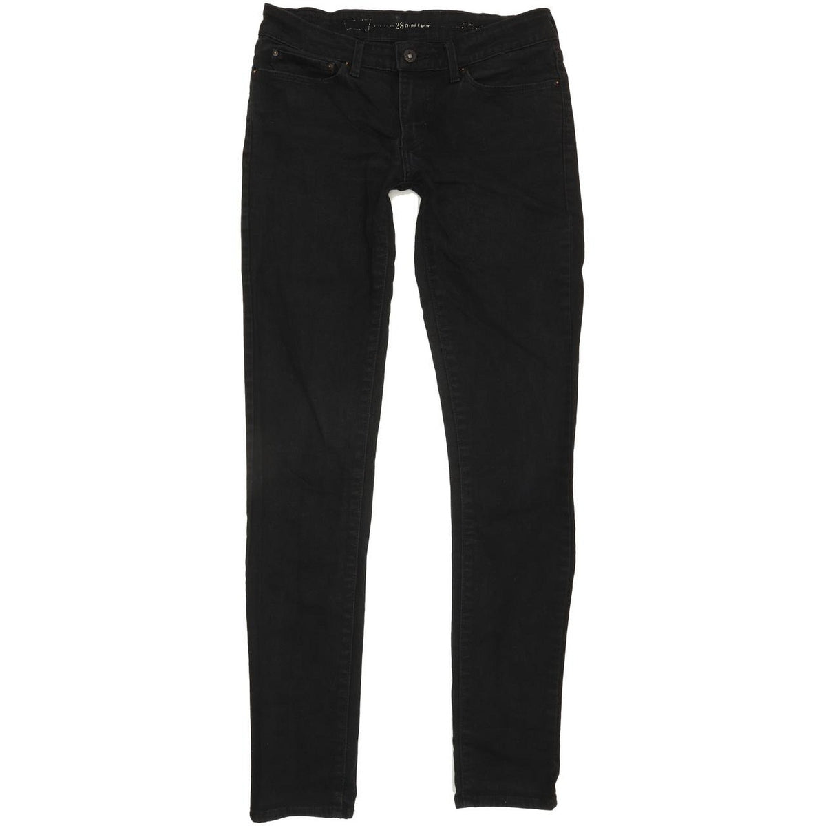 Levi's Demi Curve Women Black Straight Slim Stretch Jeans W28 L32