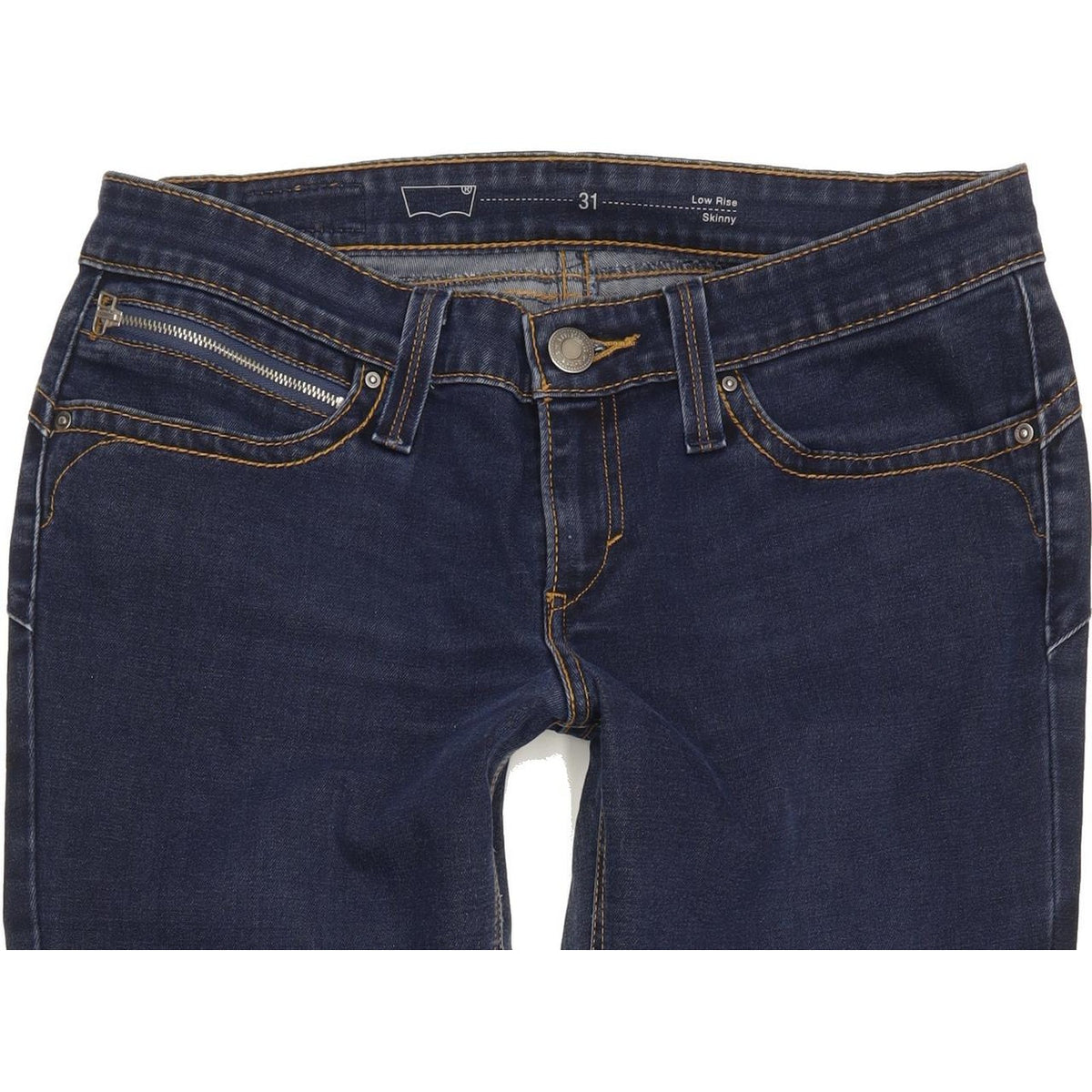 Levi's Women Blue Skinny Slim Stretch Jeans W31 L30