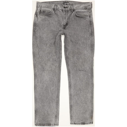 Levi's Line 8 Men Grey Straight Slim Jeans W34 L29