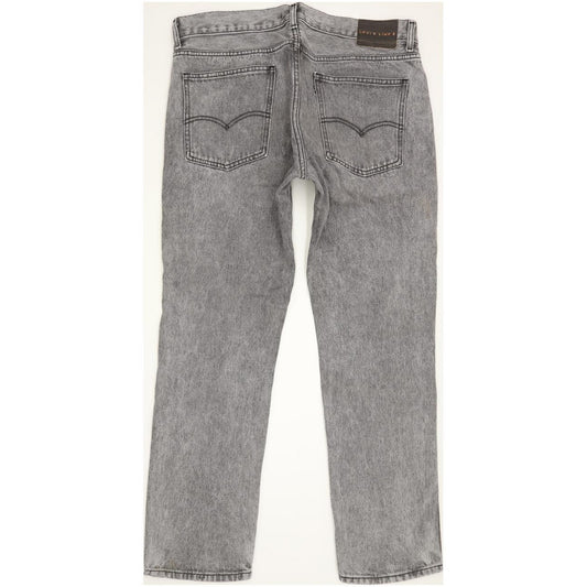 Levi's Line 8 Men Grey Straight Slim Jeans W34 L29