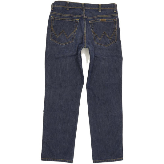 Wrangler Men Blue Straight Regular Jeans W34 L30
