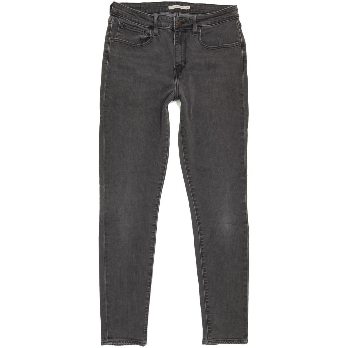 Levi's 721 High Rise Women Charcoal Skinny Stretch Jeans W30 L30